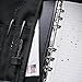 Rite in the Rain Weatherproof Binder Kit: Black Cordura® Cover, Black Binder, 50 Sheets Gray Universal Loose Leaf, Weatherproof Pen (No. 7200B-KIT)
