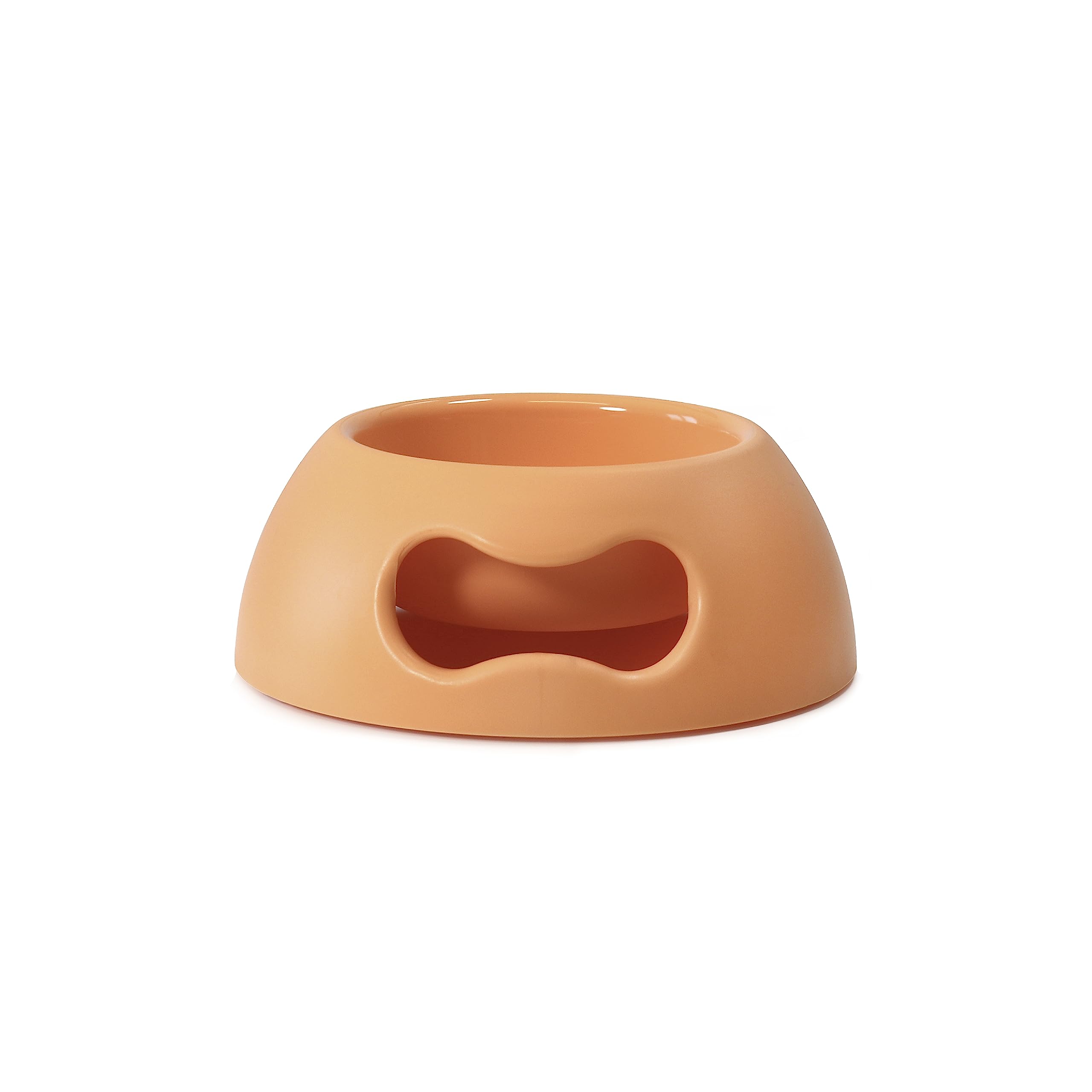 United Pets Pappy Small Dog and Cat Bowl, EcoFriendly, Italian Design, Made in Italy, Orange, Bowl for Small Dogs and Cats, Capacity 350ml (12 oz)