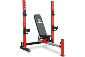Marcy Standard & Olympic Adjustable Weight Benches and Accessories - Build You Own Home Gym with Optional Attachments Available: Lat Tower, Leg Developer, and Arm Curl for Full Body Exercise and Strength Training