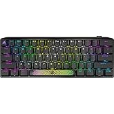 Corsair K70 PRO Mini Wireless RGB 60% (CH-9189010-NA) Mechanical Gaming Keyboard (Fastest Sub-1ms Wireless, Swappable Cherry 