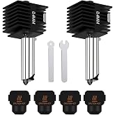 2 Pack 0.4mm A1 Mini/A1/A2L Hotend Kit Hardened Steel Nozzle for Bambu Lab | Removable Wear-Resistant Nozzle, Quick-Swap, High-Precision Leak-Proof, Heat-Resistant up to 350℃, with 2PCS Silicone Socks