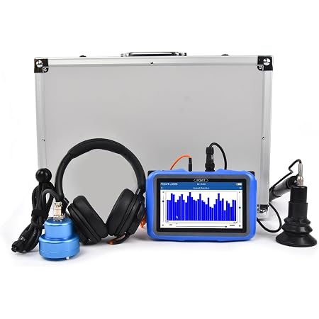 PQWT L9000 Detector de fugas de agua profesional para tuberías de presión combina ubicación acústica del censo y modos de det