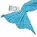 Girls Crochet Mermaid Tail Blanket For Kids and Adults