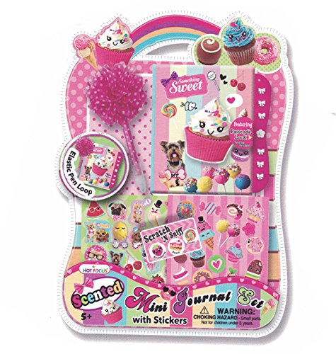 Mini journal scented set with stickers