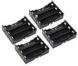 abcGoodefg 3 Solts 3.7V 18650 Battery Holder Case
