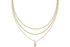 Kendra Scott Mini Elisa Triple Strand Necklace, Fashion Jewelry for Women