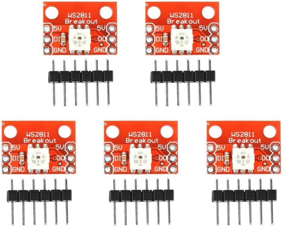 SEAFRONT WS2812 Breakout Module RGB LED Breakout Module Board with Independent Color Control for 5050 RGB LED