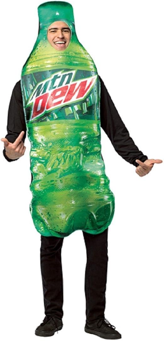 Adult Mountain Dew Costume Clothing