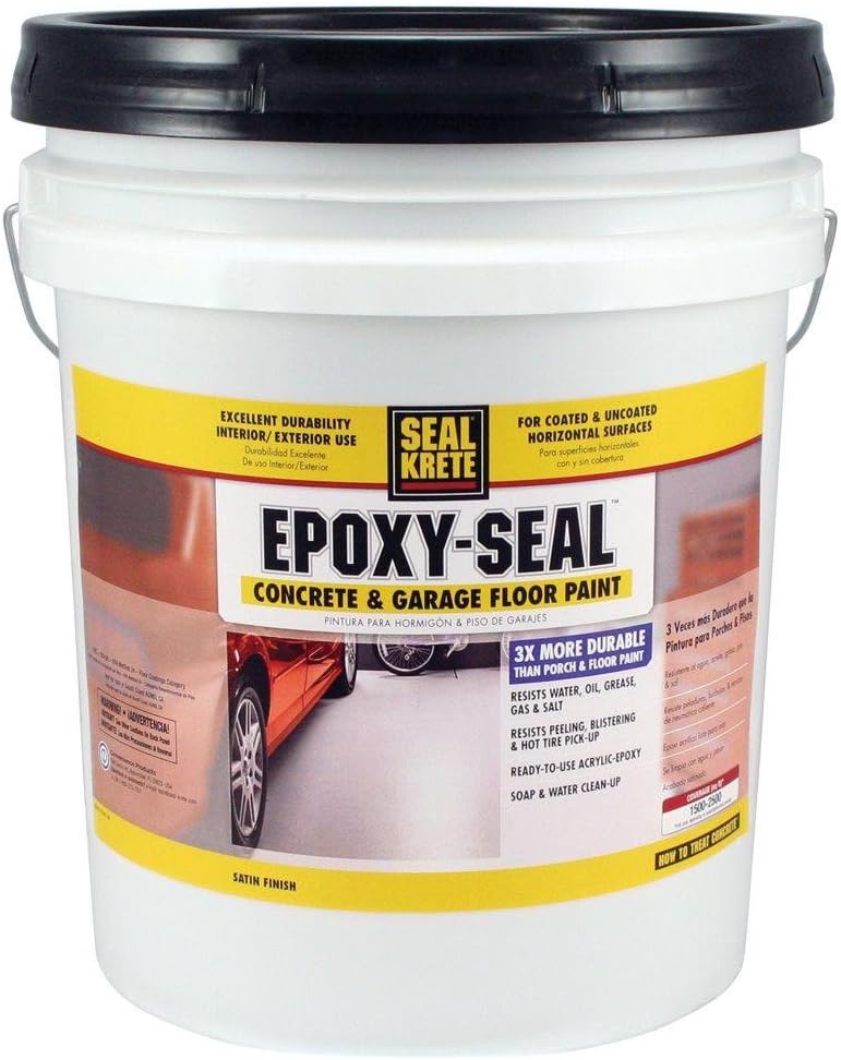 Seal-Krete Epoxy Seal Armor Gray 921 5-gal. Concrete and Garage Floor Paint
