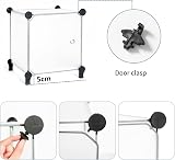 AWTATOS Storage Cube Organizer with Doors 6 Cube DIY Modular Shelves view 6