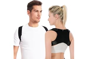 Oormgsrc Posture Corrector for Men, Back Support Brace, Adjustable Back Straightener Posture Corrector, Shoulder Brace, Relief for Upper and Lower, Neck, Shoulder Pain