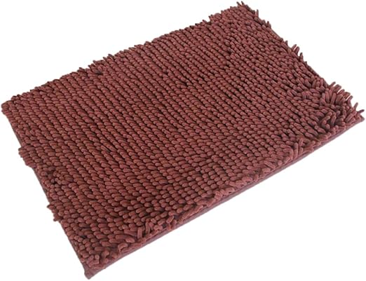Amazon Com Non Slip Bathroom Rug Shag Shower Mat Machine Washable