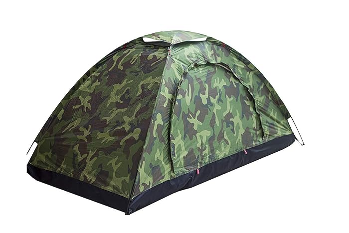 Sutekus Tent Camouflage Patterns Camping Tent Tent for Camping Hiking 【Outdoor Equipment】