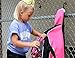 Athletico Baseball Tote Bag - Tote Bag for Baseball, T-Ball & Softball Equipment & Gear for Kids, Youth, and Adults | Holds Bat, Helmet, Glove, & Shoes | Fence Hook (Pink)
