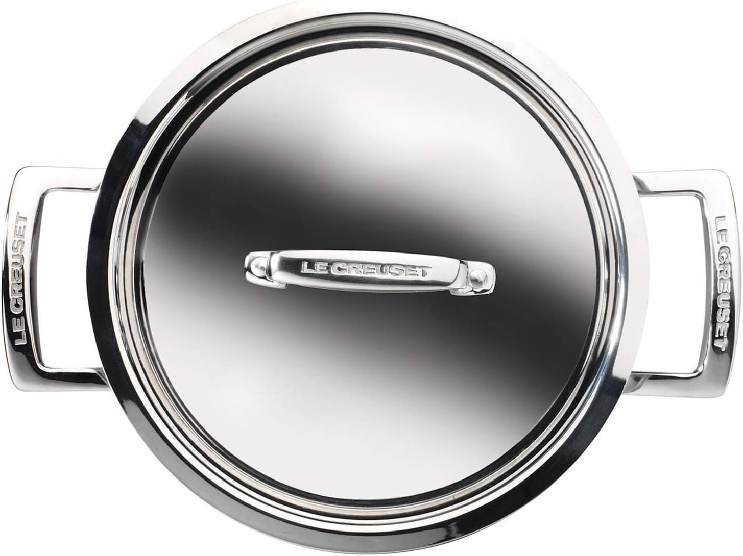Le Creuset 3-Ply Stainless Steel Deep Casserole with Lid, 24 x 13.3 cm, 96200624001000, Silver, 24 cm - Image 4