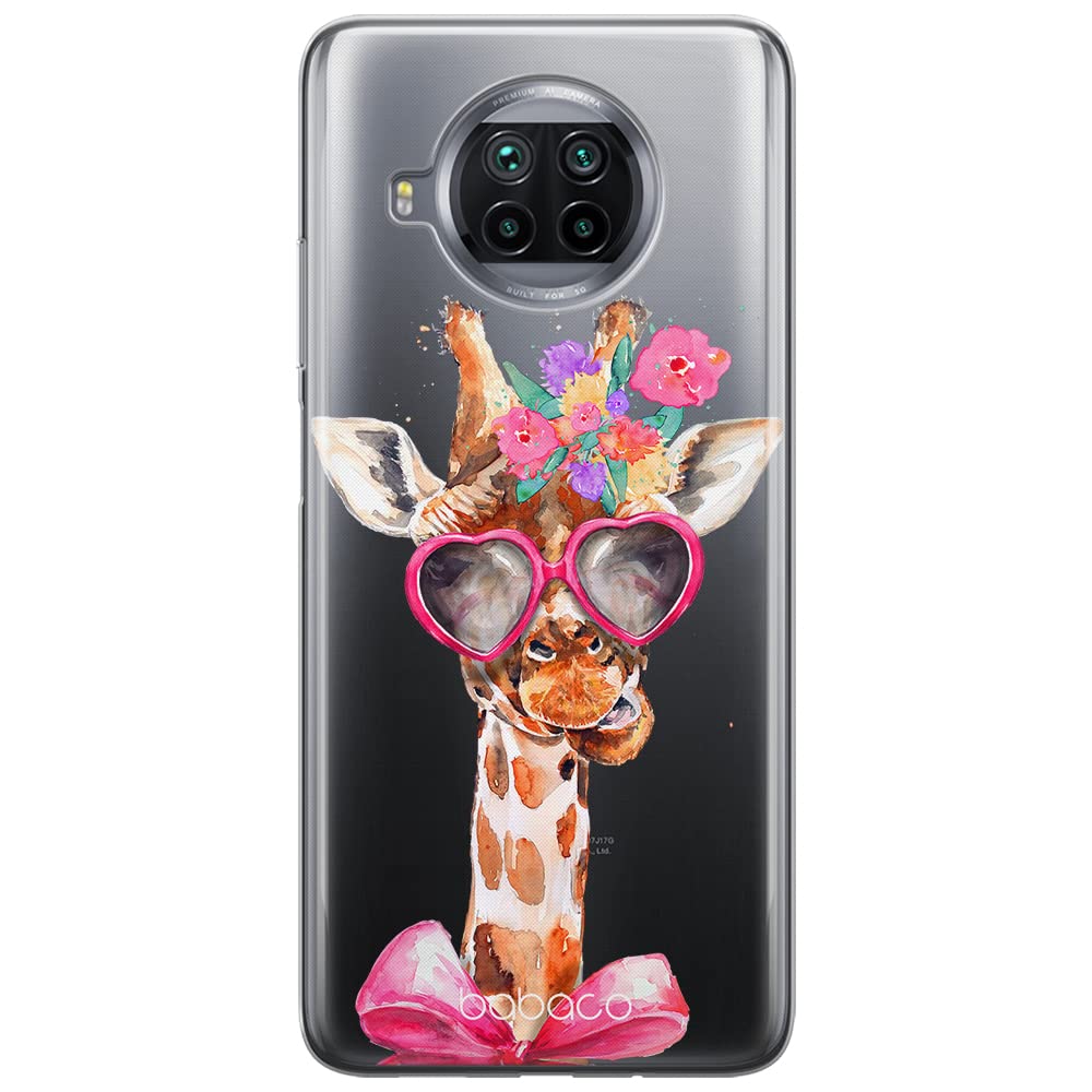 ERT GROUP mobile phone case for Xiaomi MI 10T LITE/REDMI NOTE 9 PRO 5G original and officially Licensed Babaco pattern Giraffe 002 adapted to the shape of the mobile phone, partially transparent — image 1