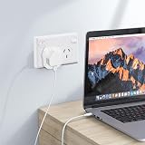 SHUOMAO 2-Pack UK to Australia Plug Adapter Type I Travel Converter view 6