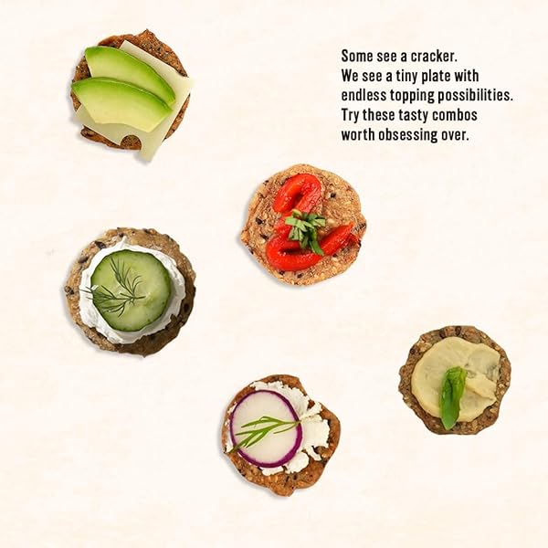 MARY’S GONE CRACKERS SUPER SEED CRACKERS, ORGANIC PLANT BASED PROTEIN, GLUTEN FREE, BASIL & GARLIC, 5.5 OUNCE (PACK OF 1)