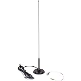 Authentic Genuine Nagoya UT-72 Super Loading Coil 20-Inch Magnetic Mount (Heavy Duty) VHF/UHF (144/430Mhz) Antenna PL-259, In