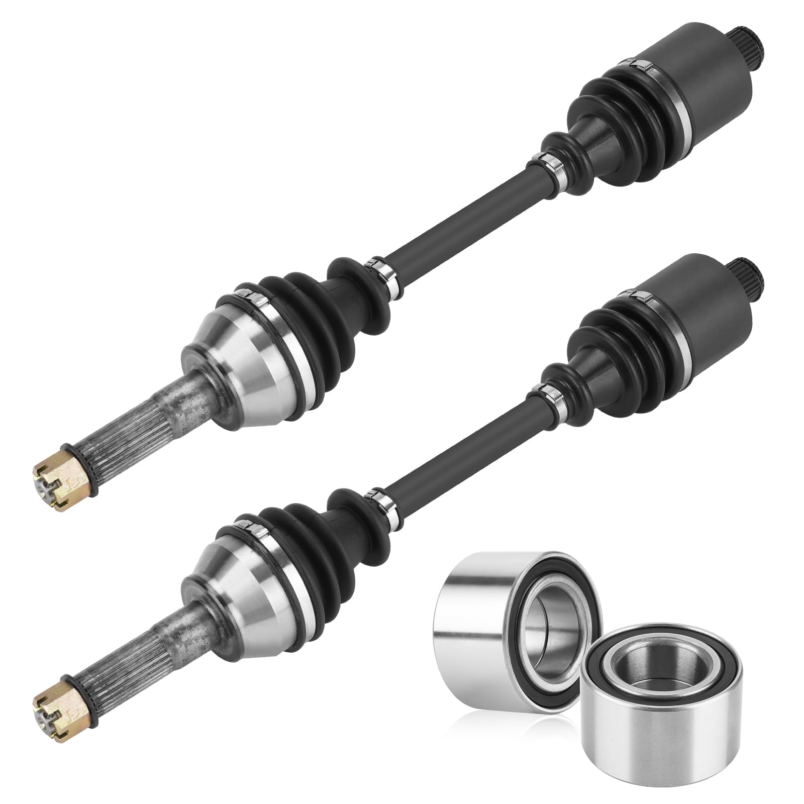 Photo 1 of ***Factory seal****

Youxmoto Rear Left/Right CV Axles & Wheel Bearing Kit Fit for Polaris Sportsman 450 HO 2016-2022; 2015-2022 Sportsman 570 (6x6 EPS Touring Trail); 4340 Chromoly Steel Drive Half Shaft