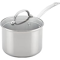 Farberware Millennium Stainless Steel Sauce Pan/Saucepan with Lid, 3 Quart, Silver