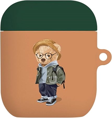 Amazon 7種類のかわいい Cute Bear Doll 熊 人形 キャラクター 柄 アート デザイン Bluetooth ワイヤレスイヤホン Airpods エアーポッズ収納保護1 2世代の互換性 収納 対応 ポリカーボネート ハードケース Ba Twi 15 112 1 Aデザイン 並行輸入品 ノーブランド品