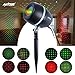 ANTSIR Christmas Decoration Red & Green Star Show Dynamic Lighting Projector Light,Waterproof Star Projector Show for Home,Garden,Party and Landscape