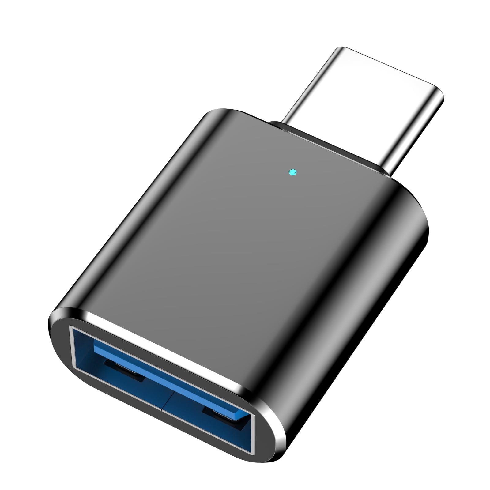 Photo 1 of [MFi Certified] USB C Male to USB3.0 Female OTG Adapter, Portable Type C to USB Camera Adapter OTG Data Sync Connector for iPhone 15/15 Plus/15 Pro/15 Pro Max, iPad Proi, Galaxy S23/S22, Black