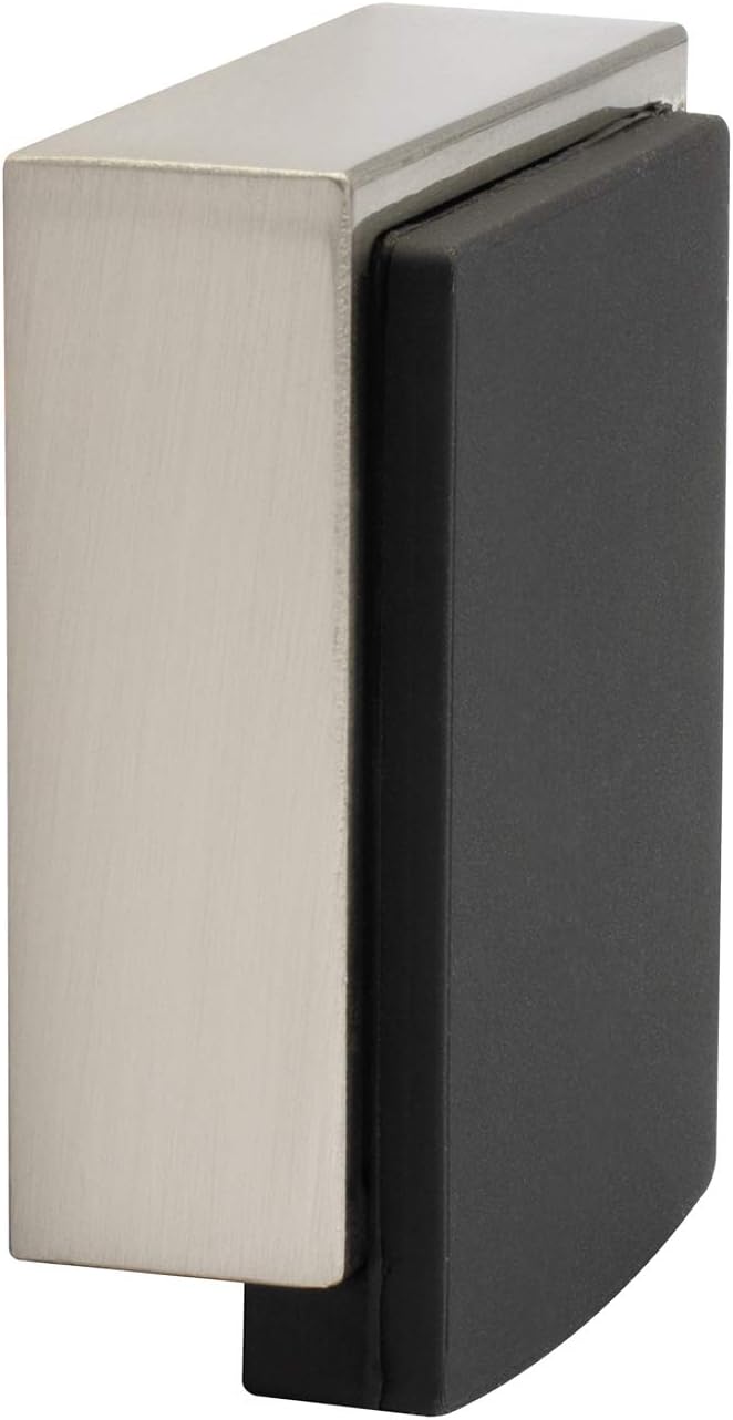 WAGNER Doorstop 2in1 Screw OR Glue Floor & Wall, 47 x 40 x 13 mm