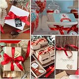 ZSYIULIA 10mm Red Satin Ribbon 22m Gift Wrapping Craft Hair Bow Christmas view 5