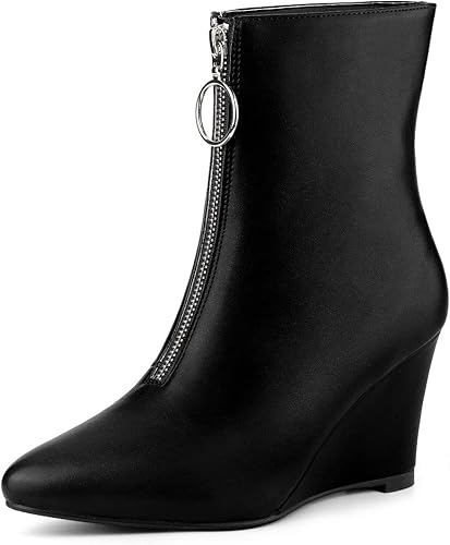 low wedge boots uk