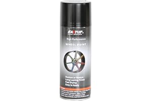 EASTUP Premium Satin Black Wheel Spray Paint - Brilliant Finish, High Durability, Fade-resistant, Quick Drying Rim Coating