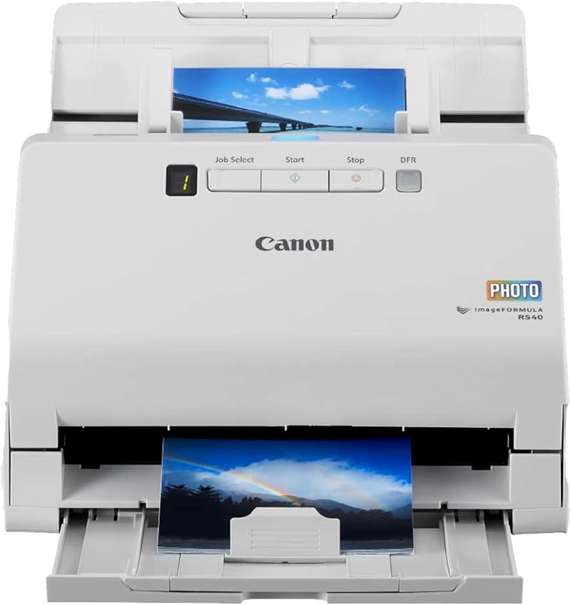 Canon imageFORMULA RS40 Photo Document Scanner Double-Sided USB Software