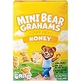 Benton Mini Bear Honey Grahams Snack Packs Mini Animal Cracker Cookies, On the Go, 12 Individual Pouches, 1 oz Each, (1 Pack) School Friendly, Nut Free, No High-Fructose Corn Syrup