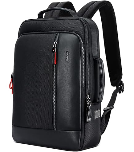 BOPai Laptop Backpack Men for 15.6 inch Business Smart Professional Lightweight Backpack with USB Charging Office Commuter Computer Rucksack Executive Anti Theft Black : Electronics