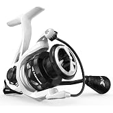 KastKing Lethal Phantom Spinning Fishing Reels with Superpolymer Handle | Max Drag: 26.5 lb, 5+1 BB, 12.8 oz, 5.2:1 Gear Ratio, Ultra-Smooth, CNC Aluminum Spool, Freshwater &amp; Inshore Fishing