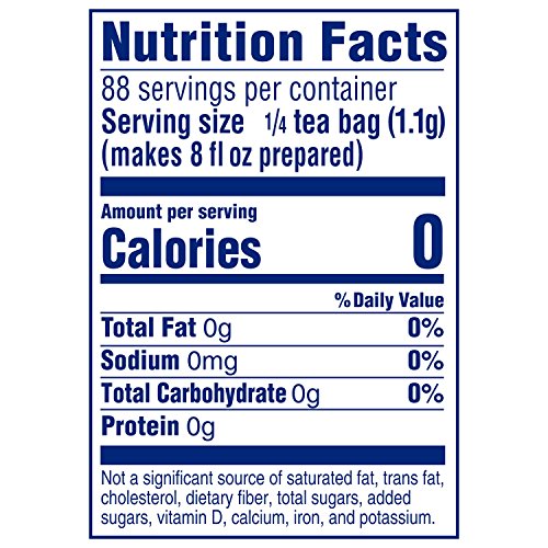 Lipton Family Black Iced Tea Bags Peach 22 count, pack of 6 Pricepulse