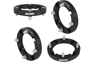 HISH 4x156 Wheel Spacers, 1 Inch ATV Wheel Spacers with 12x1.5 Studs, Fit for 2013+ Polaris Ranger, 2014+ Polaris RZR XP 1000, 2015+ Polaris RZR, Set of 4