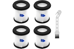 Garbage fighter 4PCS HEPA Filter with Mesh Filter Replacement for INSE N5S N5T S6T S6P Pro Cordless Vacuum Cleaner