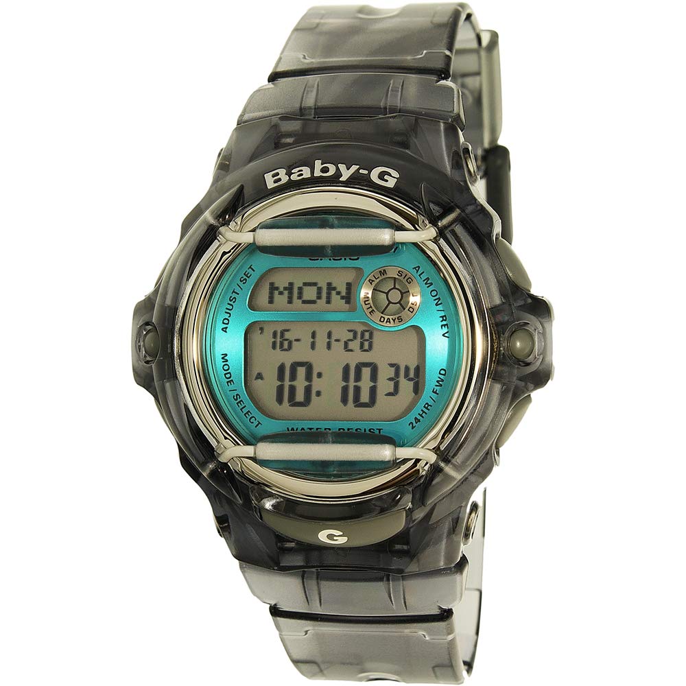 Casio BG-169R-8BDR Women's Baby-G Watch – Quartz, Clear Blue, Water Resistant 20 ATM, Shock Resistant