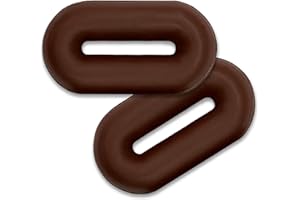 BRINGERPET Horse Martingale Stopper, Rubber Rein Stopper for Horse Running and Standing Martingales (1 Pair, Brown)