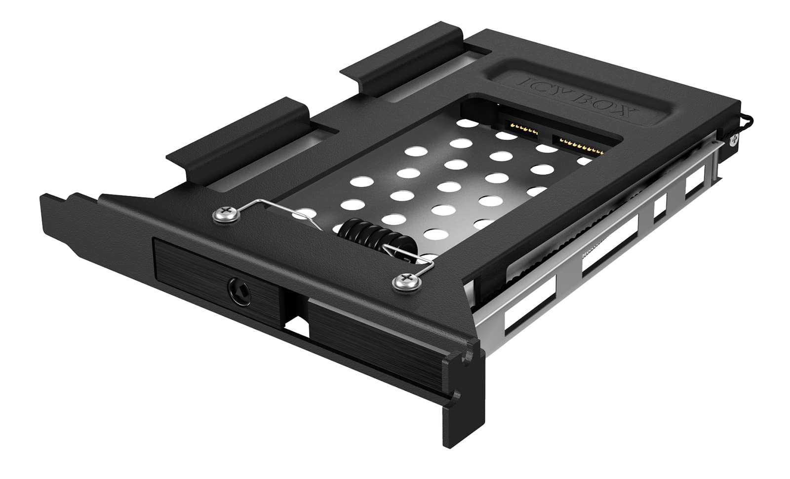 Icybox IB-2207STS 2.5-Inch Hard Drive with PCI Bracket - Black