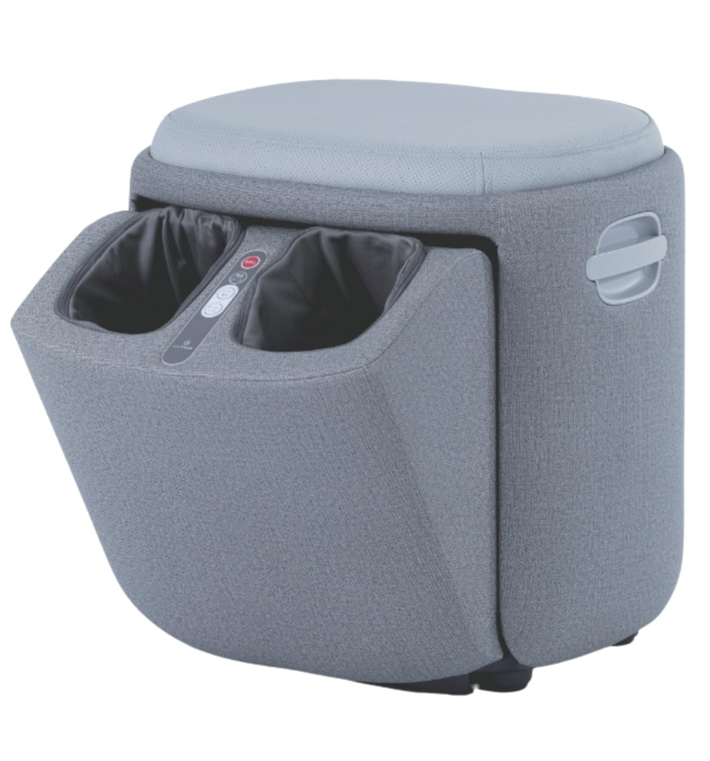 ドクターエア 3D フットマッサージャー スツール ふくらはぎ 足首 足の甲 足裏全体 3つの自動モード 指圧 もみ玉 マッサージ エアバッグ ストーングレー MF-05 GR商品画像