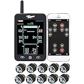 TireMinder A1AS RV TPMS with 10 Transmitters