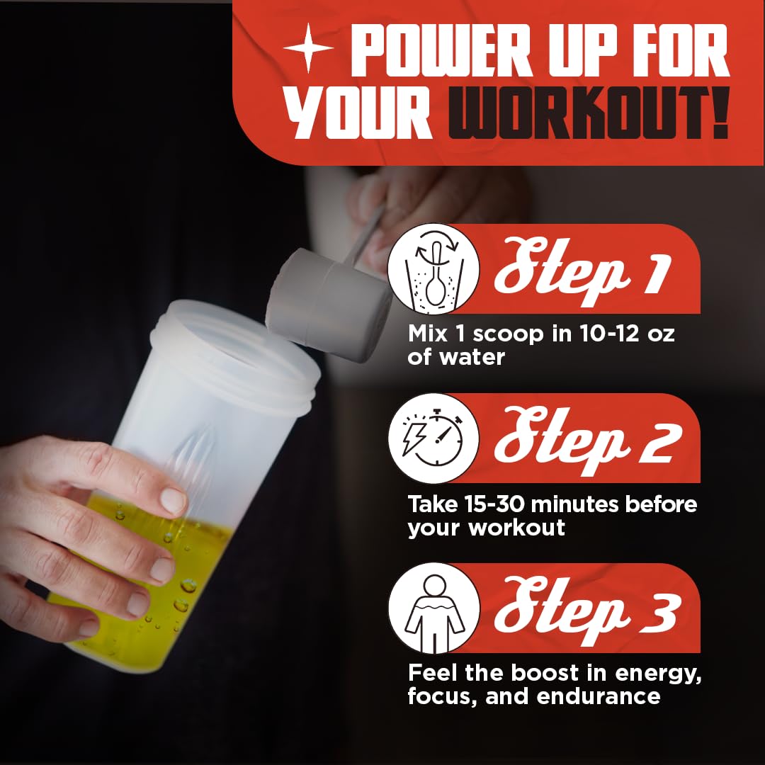 Old School Labs Ultimate 2 Stage Pre Workout for Explosive Energy, Massive Pumps & Focus - Preworkout for Men & Women - Natural Pre Workout Powder with Amino Acids, 250mg Caffeine, Blueberry Lemonade