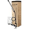 Phimuezl LED Desk Lamp with Clamp, Clamp Light with 30 Adjustable Color Modes, Clip on Light with Long Flexible Gooseneck, Eye Care Lamp Clamp for Study, Work, Home, Office, Black, 12W