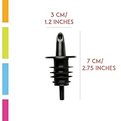 Hawaiian Shaved Ice 10 pack Free Flow Pourers, for
