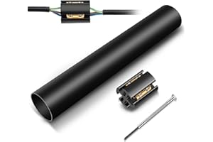 Linkstyle 1 Sets Underground Wire Splice Kit Suit for 14/3 to 8/3 Range Direct Burial Uf Wire, 600 Volts Max 4-Port Screws Ci