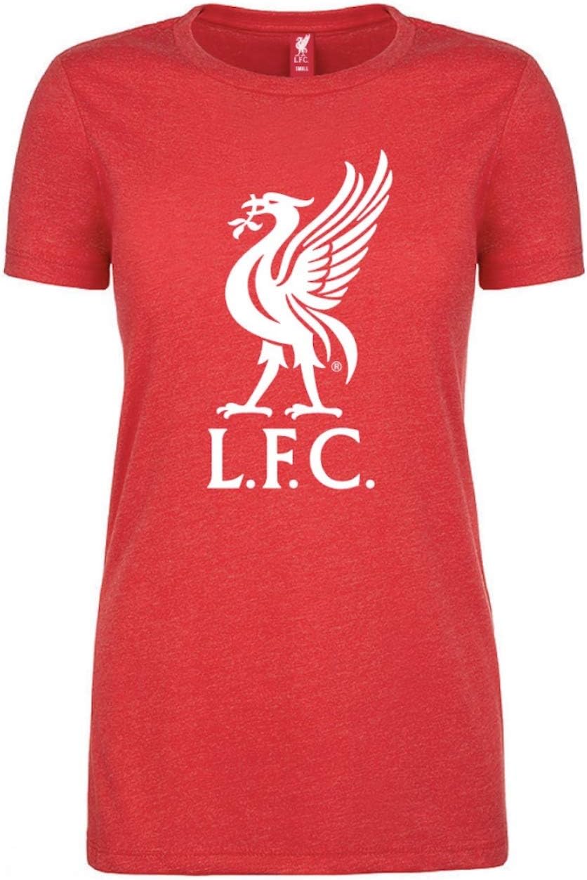 Liverpool FC Womens Red T-Shirt with Liverbird