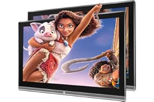 BSLDTOR 14 Inch Android12,4K Car Headrest Portable Tv Support Wireless Phone mirroing,Multimedia Video with USB, Hdmi in/Out, Sd, Headphone Jack,WiFi Touch Screen,Bluetooth, FM,2G RAM+32G（2PCS）